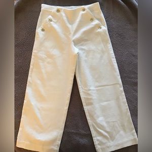 NWT Janie & Jack Wide-Leg Adjustable Waist Corduroys. Side Button Closure